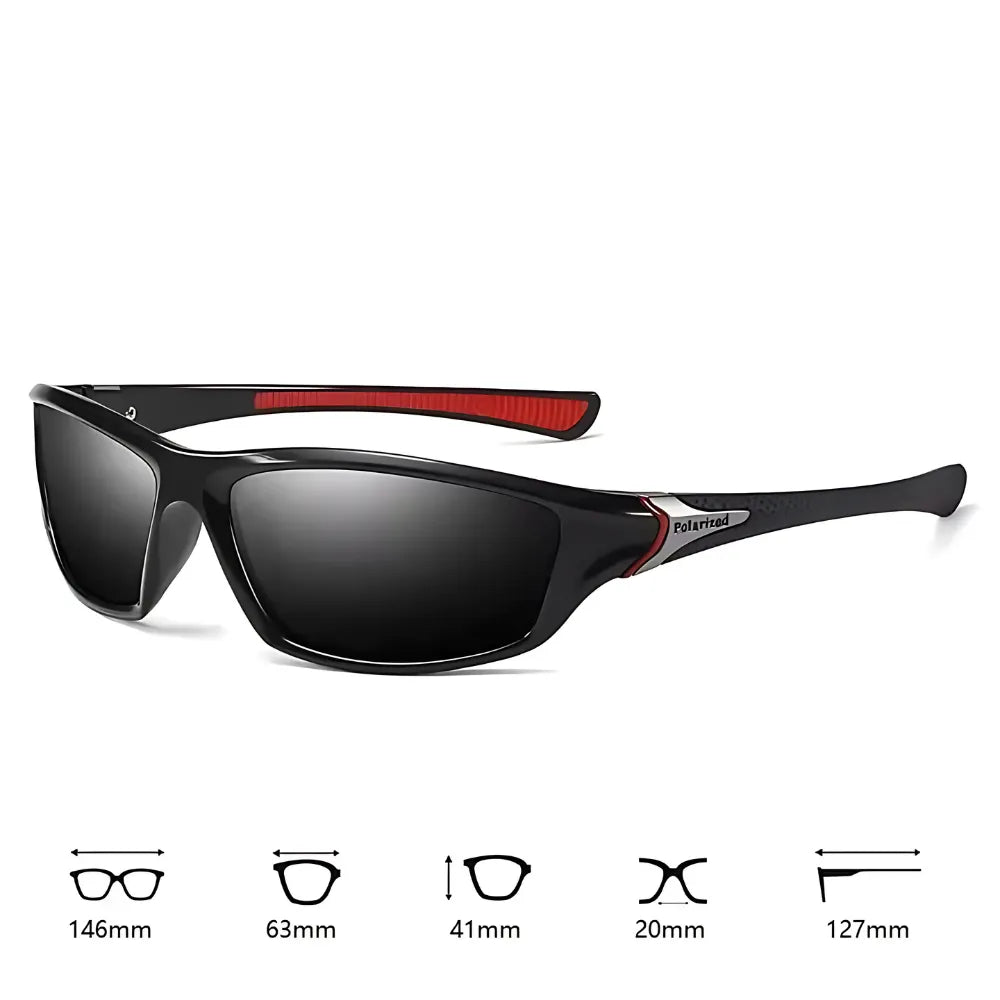 Durable polarized lenses for fishing and climbing