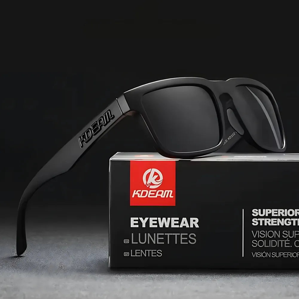 Women’s square sun glasses with UV400 color blocking
