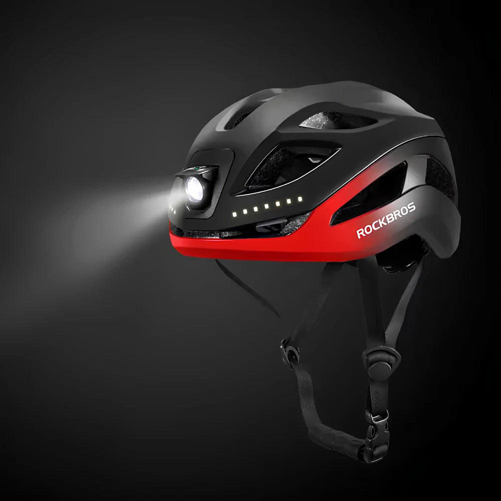 RAY | Kask Rowerowy z Reflektorem LED High-Power