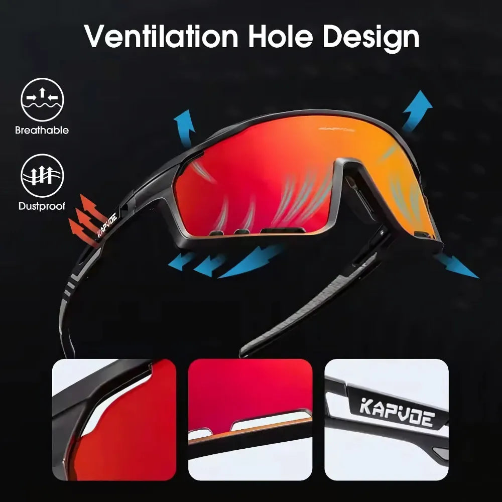 Lightweight running eyewear designed for outdoor athletes