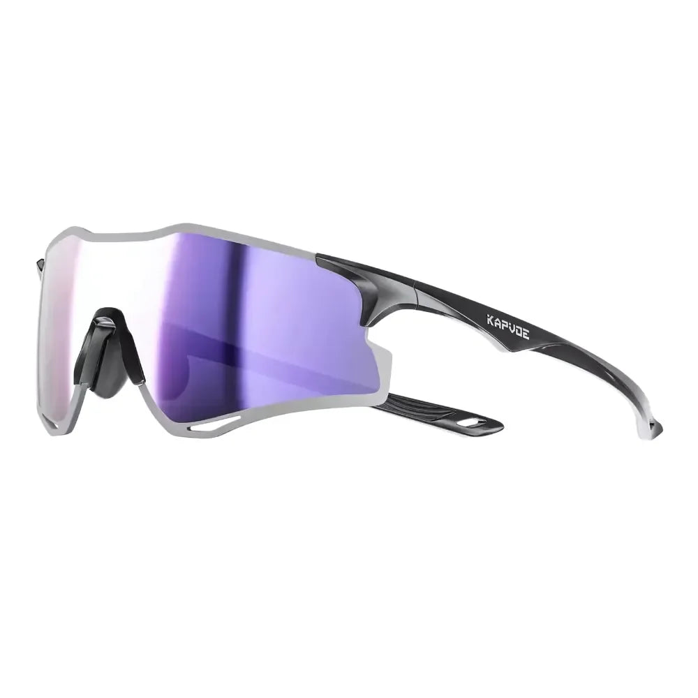 Adaptive sports glasses for running and cycling