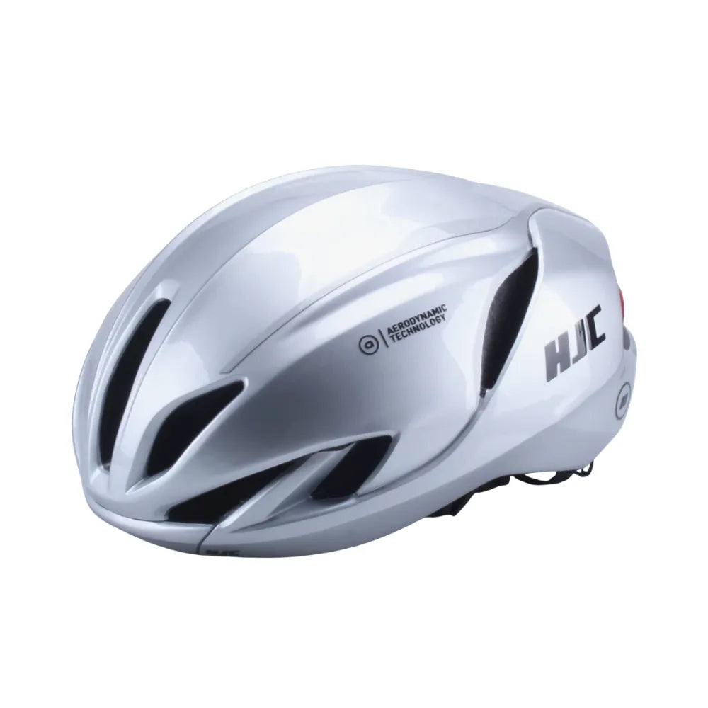 Aerodynamiczny kask MACH widok z boku, prezentujący agresywny design i optymalny przepływ powietrza.